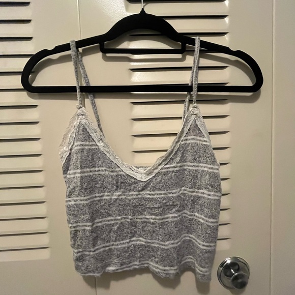 Forever 21 Gray and White Striped Camisole - Picture 3 of 5